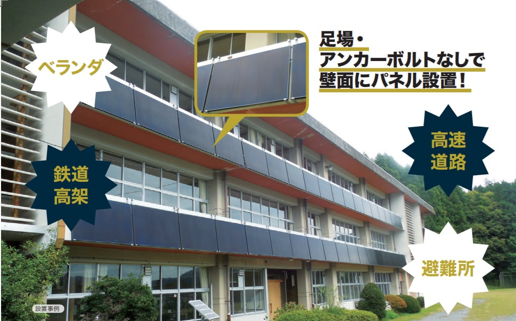 壁用金具 石井建設有限会社太陽光発電架台